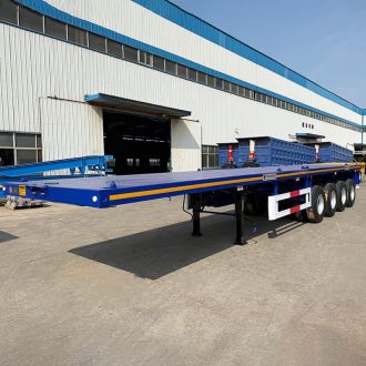 4 Axle Flatbed Truck Trailer