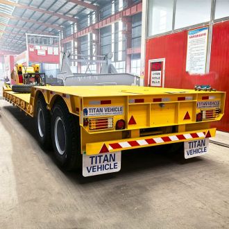Detachable Gooseneck Lowboy Trailer