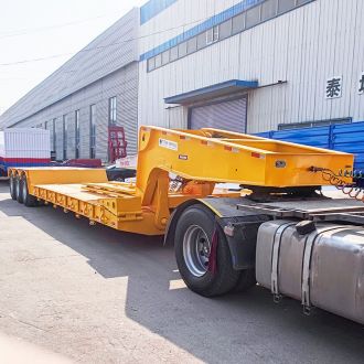 3 Axle 60 Ton RGN Lowboy Trailer