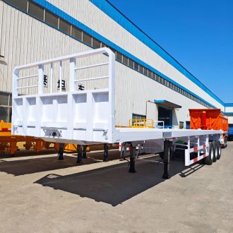 Three Axle 40 Foot Flatbed Trailer