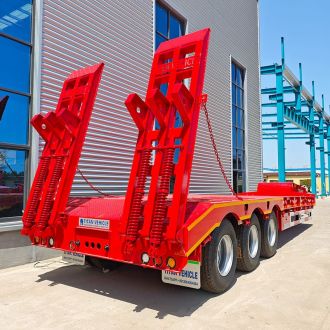 3 Axle Low Bed Semi Trailer