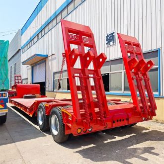 2 Line 4 Axle Low Low Bed Trailer