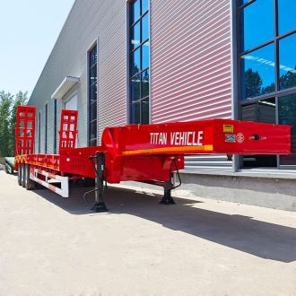 60 Ton Low Bed Truck Trailer