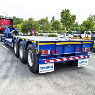 3 Axle Detachable Gooseneck Lowboy Trailer